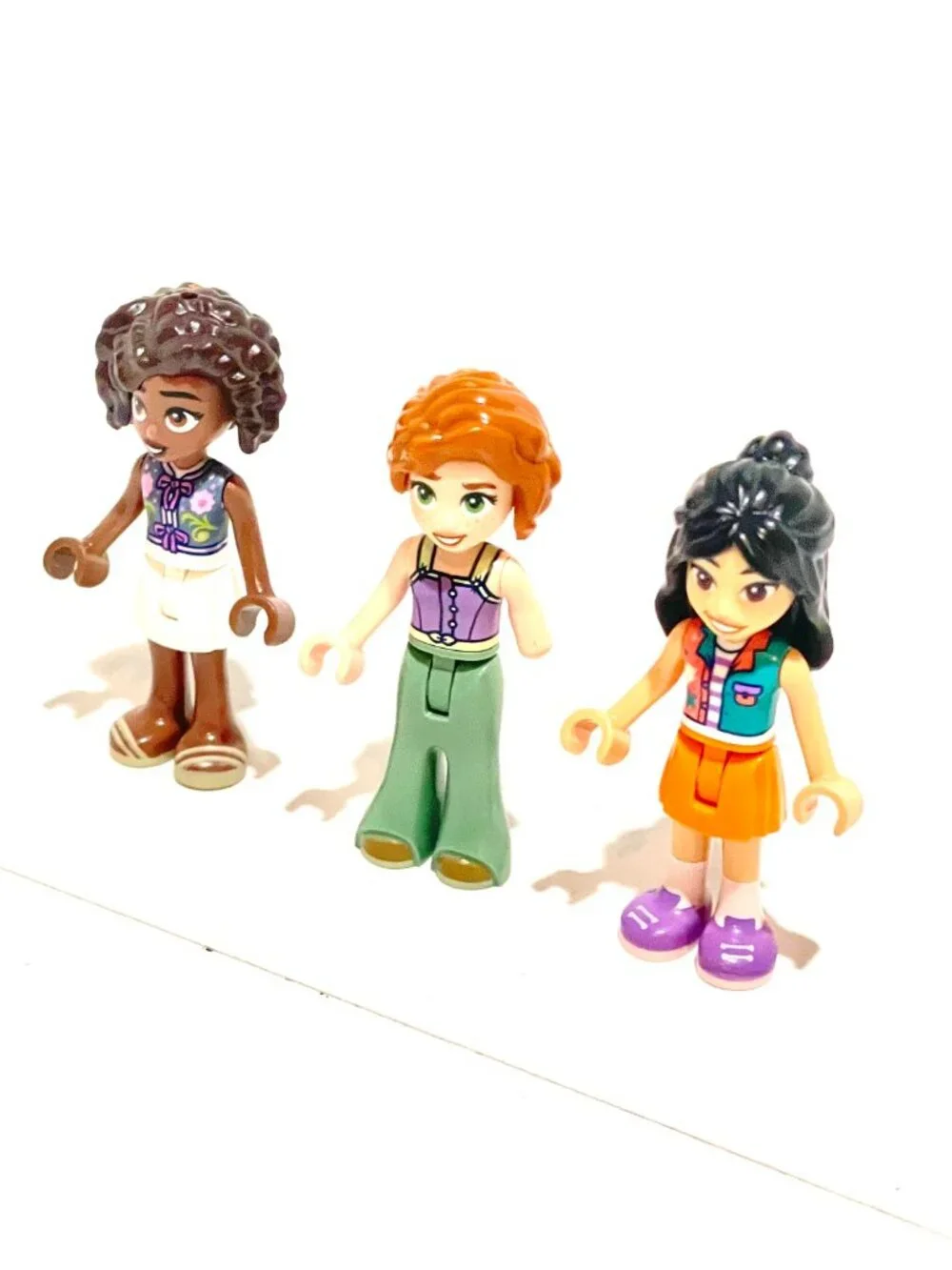 LEGO (3) Minifigure 42702 Friends Spinning Flower Aliya Liann and Autumn New